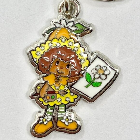 Vintage Strawberry Shortcake Orange Blossom Clip On Charm Zipper Pull Bag - Picture 4 of 8